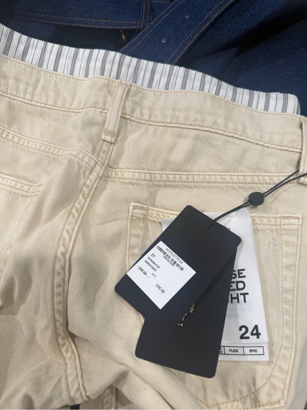 rag & bone Cam Relaxed Straight Boxer Jean NWT sz 24 - Picture 7 of 7